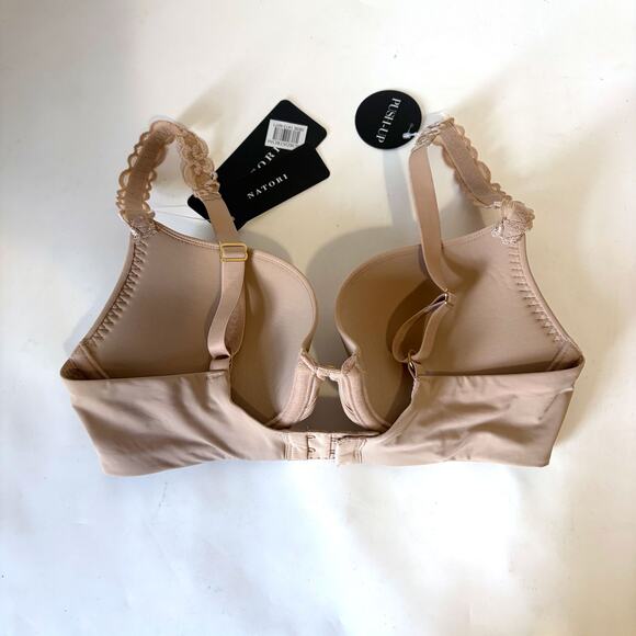 NATORI NWT Pure Luxe Push-Up Underwire Bra in Café Size 32B - Picture 5 of 10
